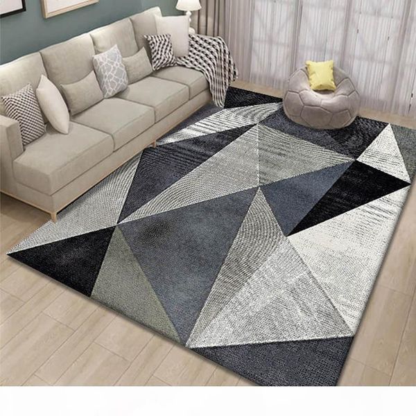 

nordic minimalist style carpet living room geometric printing carpets for bedroom large bedside rugs household table modern