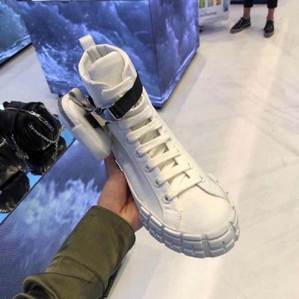 

fashion real leather handmade multicolor gradient technical fabric sneakers women famous shoes trainers sh008 pp26, Black