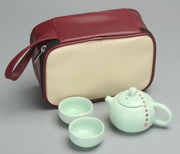 

японский кунг-фу чайный сервиз открытый керамические портативный путешествия чайника с двумя или четырьмя чашки sqcmbw ppshop01