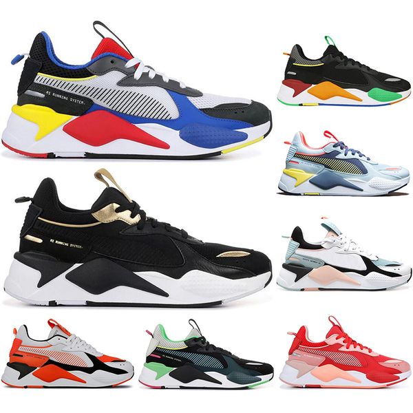 

with socks ot rs-x mens running shoes reinvention cool black white creepers dad chaussures men women runner trainer sports sneakers 36-45