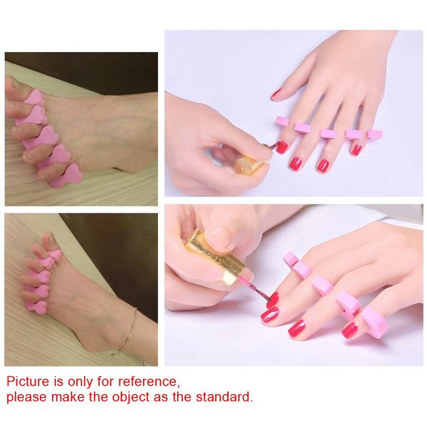 

10 pair toe finger separator soft foam nail tools feet care tool