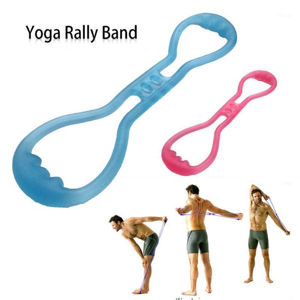 

resistance bands yoga pilats pulling rope home sport fitness 8 shape pull tube equipment tool gym exercise rally drop 1