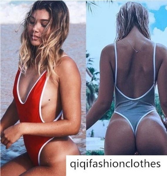 

open back slim triangle one piece swimsuit girl, White;black