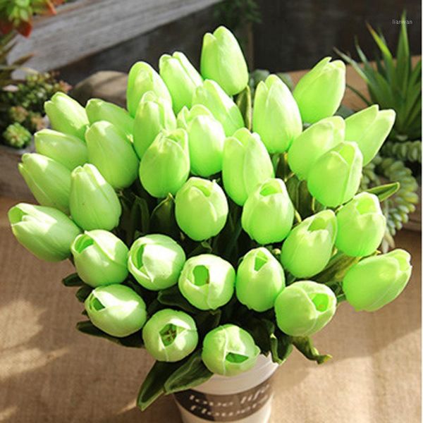 

artificial fake flowers tulip bouquet floral wedding bouquet party wedding home decoration fake flowers faux indoor decoration1