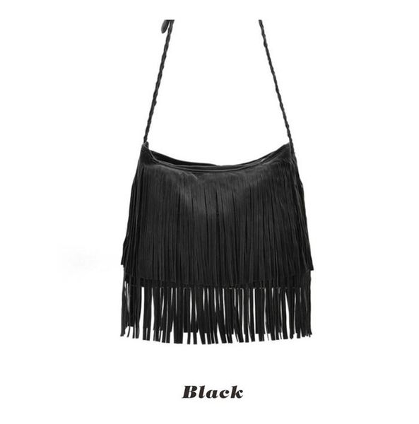 

новый дизайнер кожа сумка женщины кисточкой сумка урожай crossbody для мешком main femme