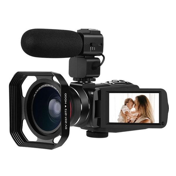 

camcorders 2021 ordro z63 video camera wifi ir night vision camcorder 2k@30fps full hd camaras filmadora 30mp ips 3.0 inch 16x digital zoom