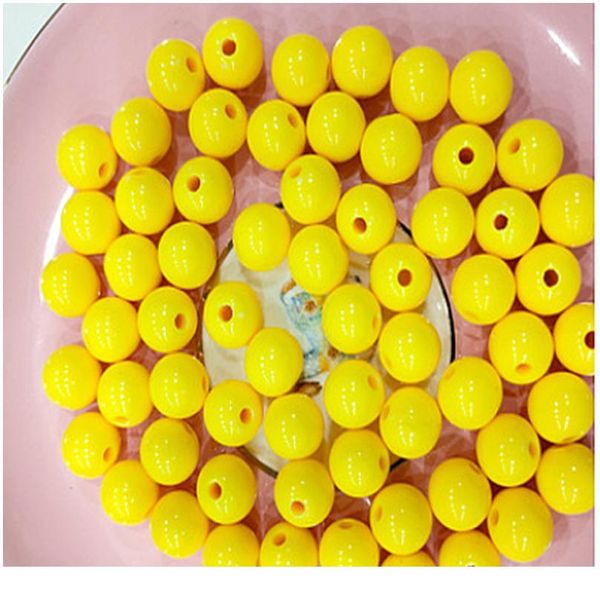 

diy bracelet necklace candy color acrylic solid color beads hand-beaded straight hole decoration accessories 6m bbytqm