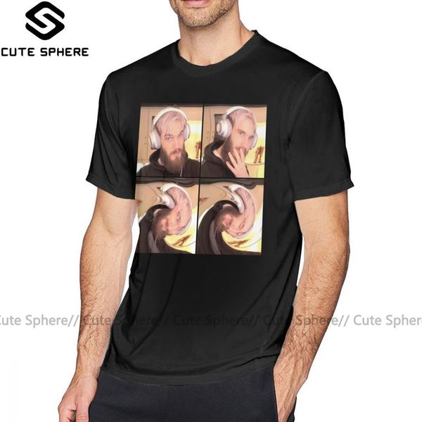

pewdiepie футболка pewdiepie хмм футболка печать летняя майка крупногабаритные fun мужские футболки с коротким рукавом спорта толстовка с ка