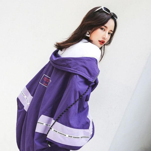 

plus size jacket women summer fashion new long sleeve overcoat zipper pockets casual outwear coat reflect jackets1, Black;brown