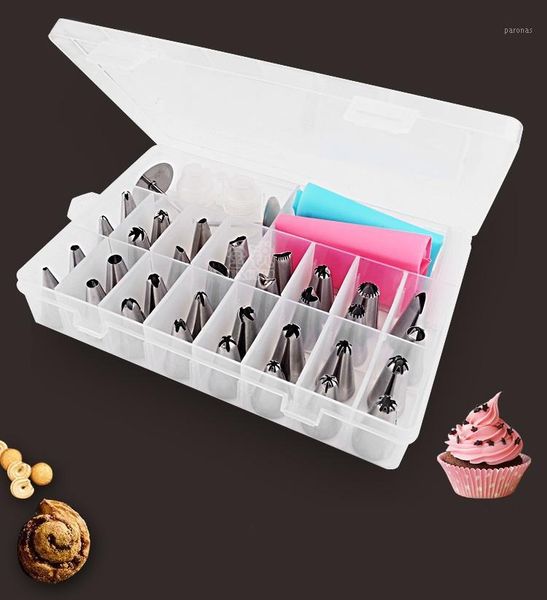 

baking & pastry tools 32heads boxed stainless steel nozzles for cake cream tool (38pcs/set)1