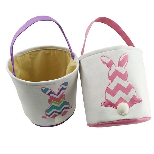 

pattern storage easter diy baskets barrels large bags bunny embroidered wavy rabbit handbag party decoration