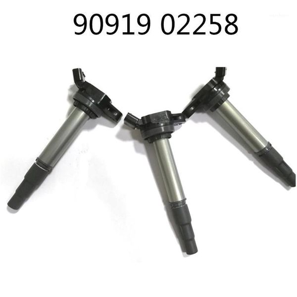 

90919-02258 direct fit repairing practical black professional auto replacement ignition coil spare part easy install for carola1