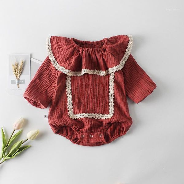 

autumn princess newborn baby clothes 0-2y girls boys long sleeve jumpsuit 2020 baby girls boys rompers kids outfits clothes1, Blue