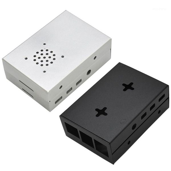 

for raspberry pi 4 aluminum case with cooling fan metal shell enclosure for rpi raspberry pi 4 model b1