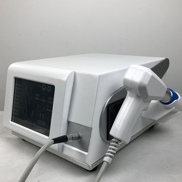 

electro magnetically shock wave therapy beauty machine portable extracorporeal shock wave medical machine for reduce body pain, Black;white