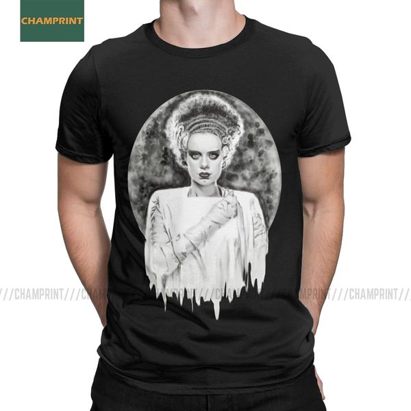 

frankenstein's bride men's gothic horror goth zombie dracula monster fun tees short sleeve sport hooded sweatshirt hoodie men t s