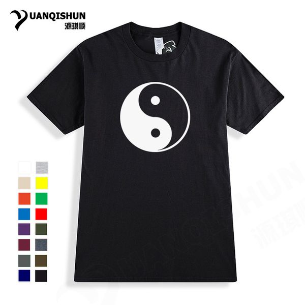 

sport tai chi print t-shirt 16 colors cotton men tshirt o neck casual t shirts tee tai ji vetements harajuku