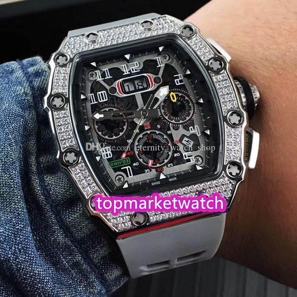 

rm 11-03 мужских часы розового золота алмазного case лучшей версия rm11-03rg skeleton большой автоматические производители высокого качества, Slivery;brown