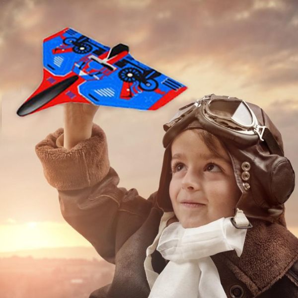 

3 цвета дети ручной метание электрический планер самолета обучающие игрушки досуг открытый самолет детские игрушки wmtimp xhlove