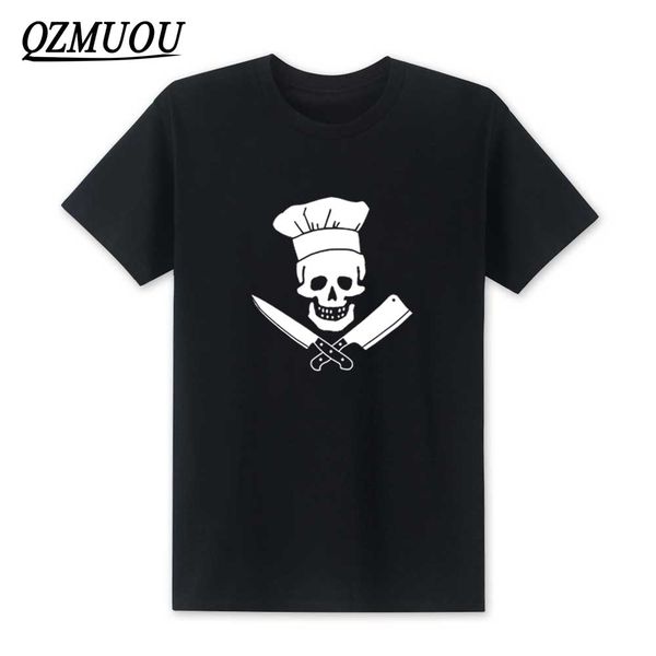 

new fashion chef skull grill master short sleeve diet culinary grilling bbq size xs xxl hooded sweatshirt hoodie men t shirt