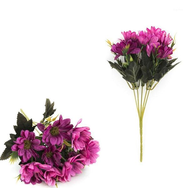 

fake artificial flowers bunch concise bridal wedding parties festivals decors1
