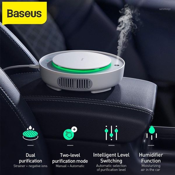 

baseus car air purifier car humidifier air cleaner deodorant for home office 2in1 mini electric vaporizer fresher1