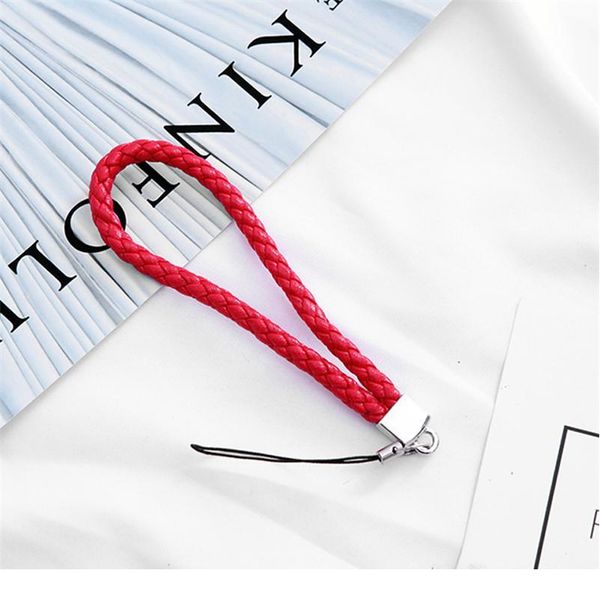 

8 colors phone straps short lanyards for key usb stick id card fashion mobile phone lanyards hand rope phone short brai jllkzv