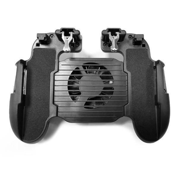 

universal h5 cooler cooling fan gamepad phone controller hand grip trigger game fire aim key for pubg portable