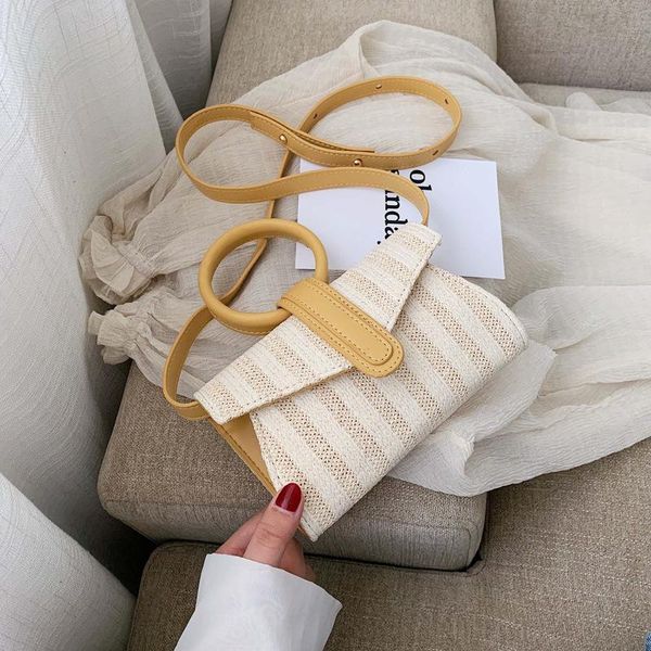 

fashion luxury designer handle envelope handbag ring chic women shoulder messenger bag geometric evening clutch purse 2020