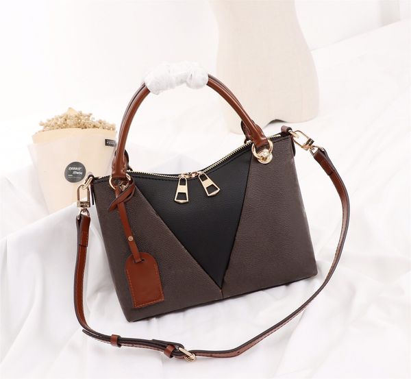 

classic printed leather hand-held one shoulder messenger bags large capacity commuter bag fashion designer handbag hand bag cross bagg