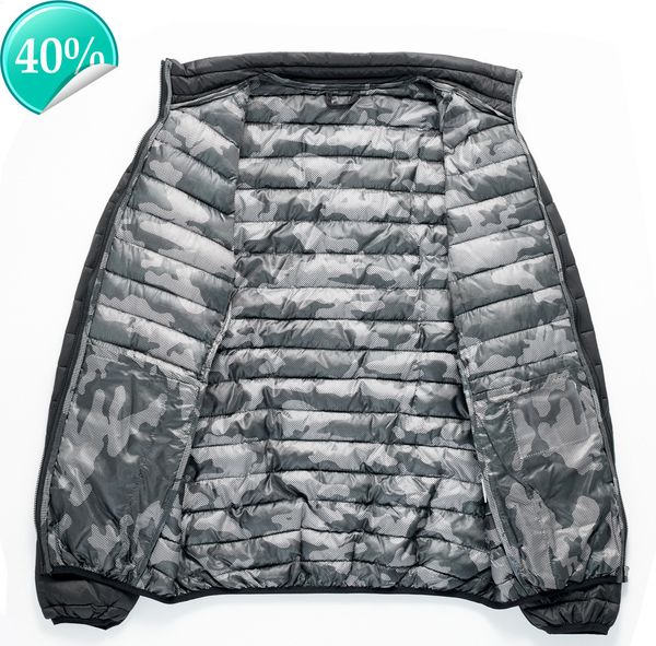 

men's winter warm outdoor down jacket fashion msa6acb, Black
