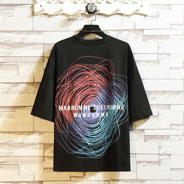 

2021 new men woman short sleeve tee tshirts streetwear casual t-shirt summer funny clothes fashions vuie, White;black