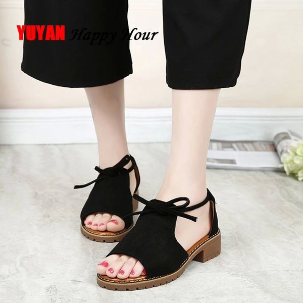 

2021 summer shoes women sandals fashion ladies shoes low heels sandals elegant summer woman a698 #wo8q, Black