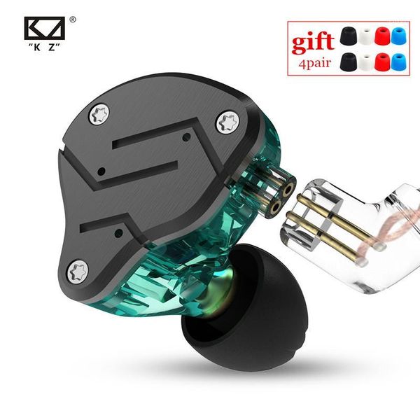 

new kz zsn 1dd+1ba heavy bass iron commutative cable in ear type earphone hifi moving iron quad core kz zs10 zst as10 ba10 es41