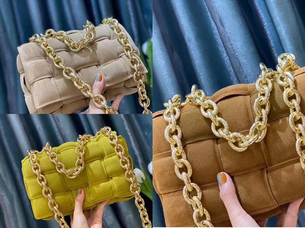 

cowhide frosted designers style leisure bags plaid handbag messenger chain autumn temperament pleated bag women shoulder winter wom bisk, Red;black