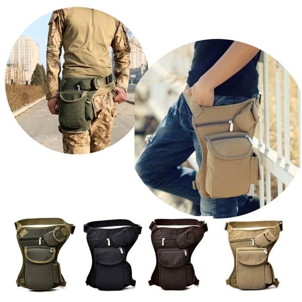 

canvas waist packs pockets riding mountaineering bag waterproof anti-fouling anti-tear bags