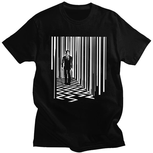 

novelty twin peaks black lodge tshirt short sleeves s crew neck leisure david lynch tv film gift merch hooded sweatshirt hoodie men t shirt