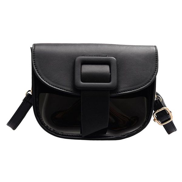 

ladies casual style crossbody bag with magnetic buckle women stylish color block shoulder bag pu leather portable messenger