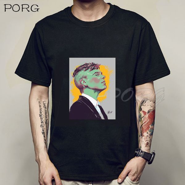 

peaky blinders casual oversized funny cartoon black streetwear cool tshirt hip hop tees male sport hooded sweatshirt hoodie men t shirt