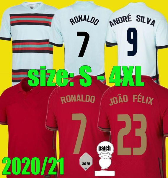

size s - 4xl 2020 2021 ronaldo fernandes joao felix soccer jersey nani 20 21 andré silva pepe danilo quaresma camisetas football shirt, Black;yellow