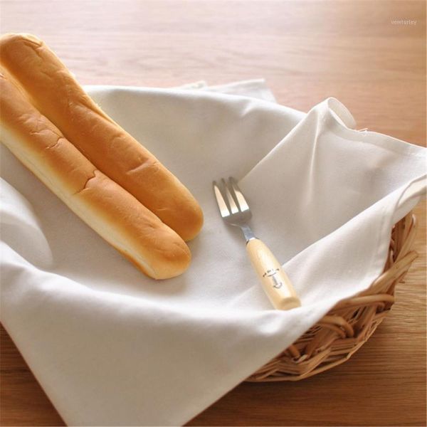 

table napkin fuya solid white style home essential cotton deck cloth towel mat pads1