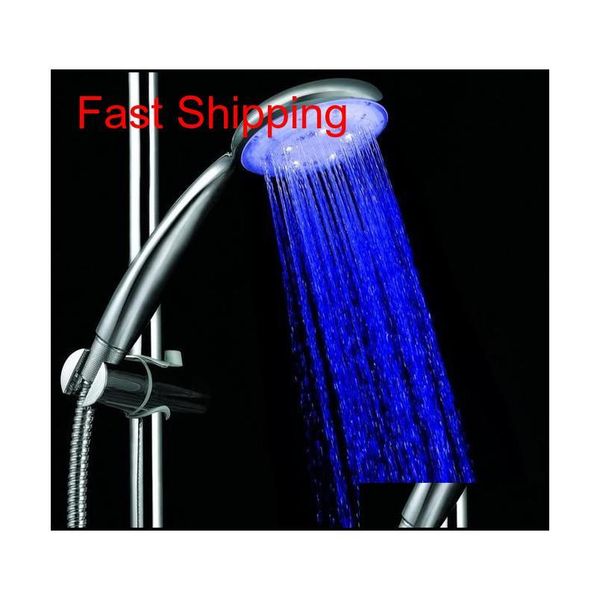 

7 colors colorful matic jump changing water flow shower head bath faucet led handle water jllrcg bdefight