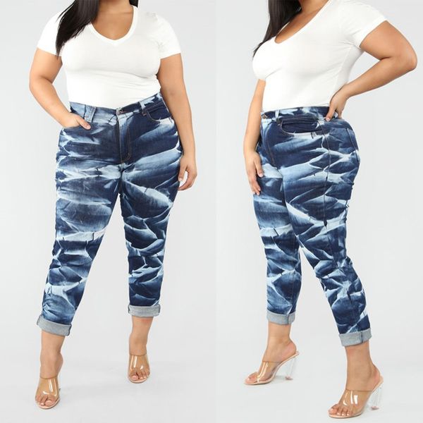 

1x summer new large size denim pants multicolor pants women jeans good quality jeans wholesale wholesale jeans custom, Blue