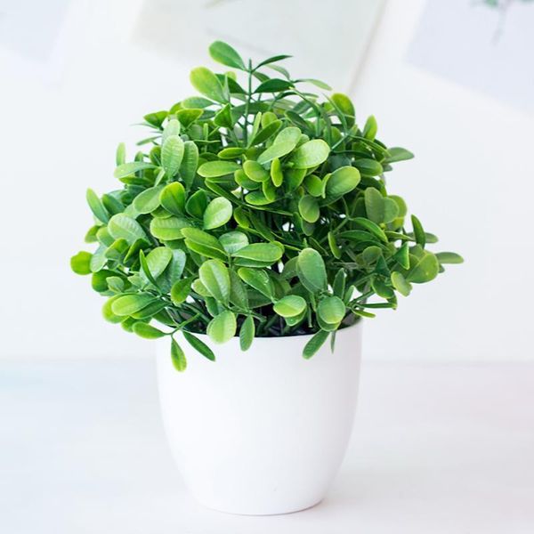

artificial plants bonsai small tree pot plants fake flowers potted ornaments simulation flower grass birthday party decor1