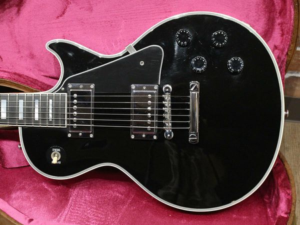 

custom shop 1970s les custom m2m black red side back guitar