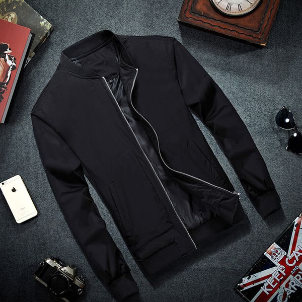 

men's jackets from the newbrand, skinny men's baseball jackets and all-color men's jackets m-4xl, Black;brown