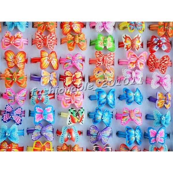 

wholesale jewelry mixed lots 50factory lovely children new polymer clay rings ing, Silver