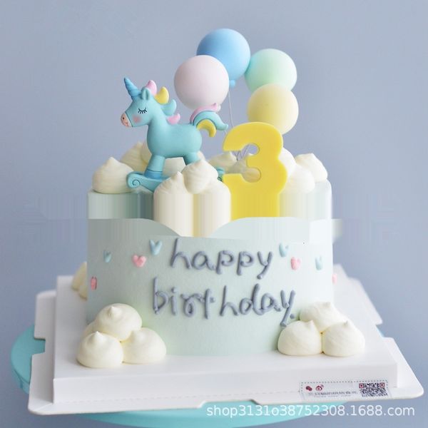 

e3mip baking plug-in decoration colorful cake light clay confession balloon dress dessert cake balloon party dress 169go