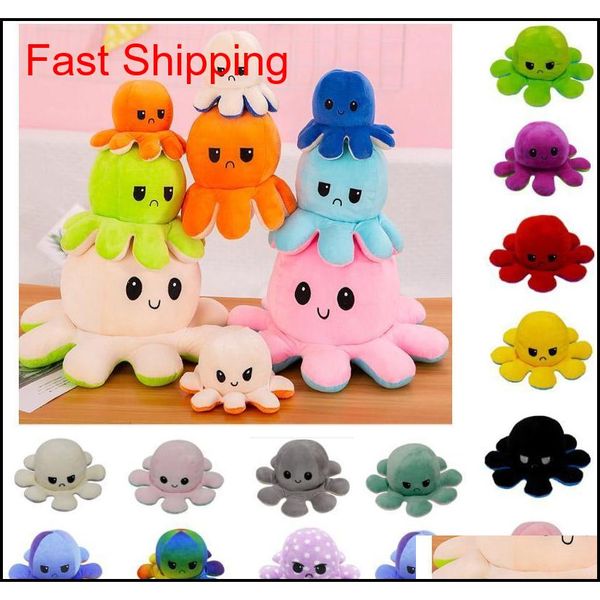 

new reversible flip ocs plush stuffed toy soft animal home accessories cute animal doll children gifts baby companion plush toy slpfh