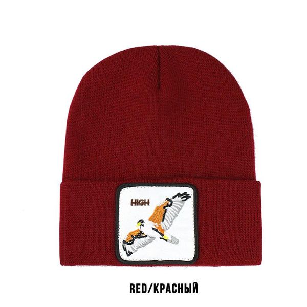 

flb] животных beanie зимы мужчины женщины теплый вязаный hat для женщин gorra hip hop skullies bonnet unisex cap f387 jllgqm light2010, Black;white